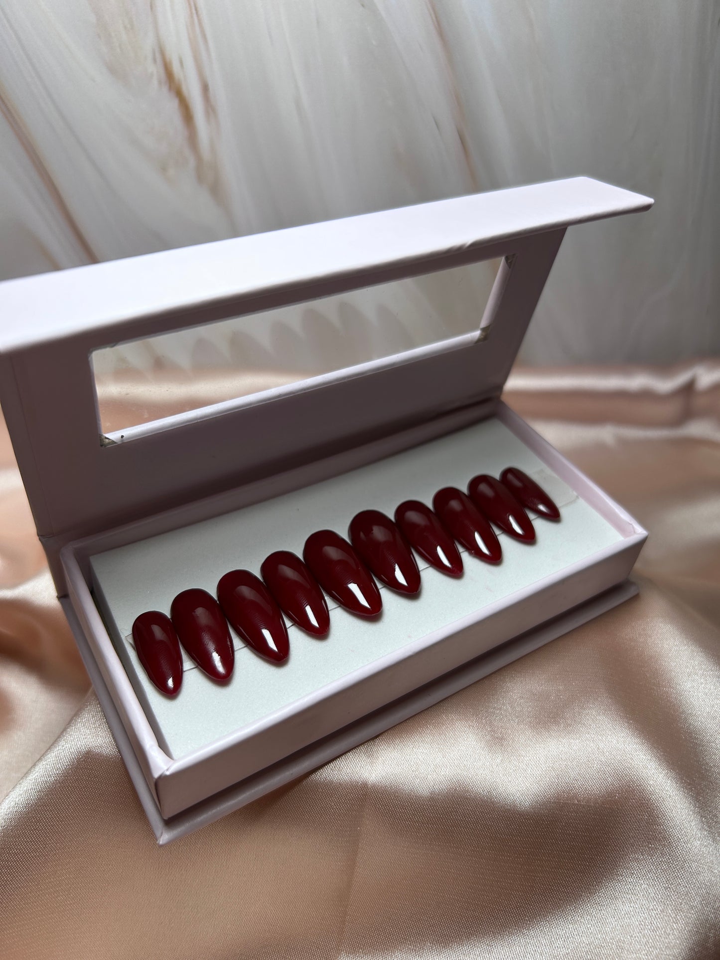 'Scarlett' - Deep Red/ Burgundy