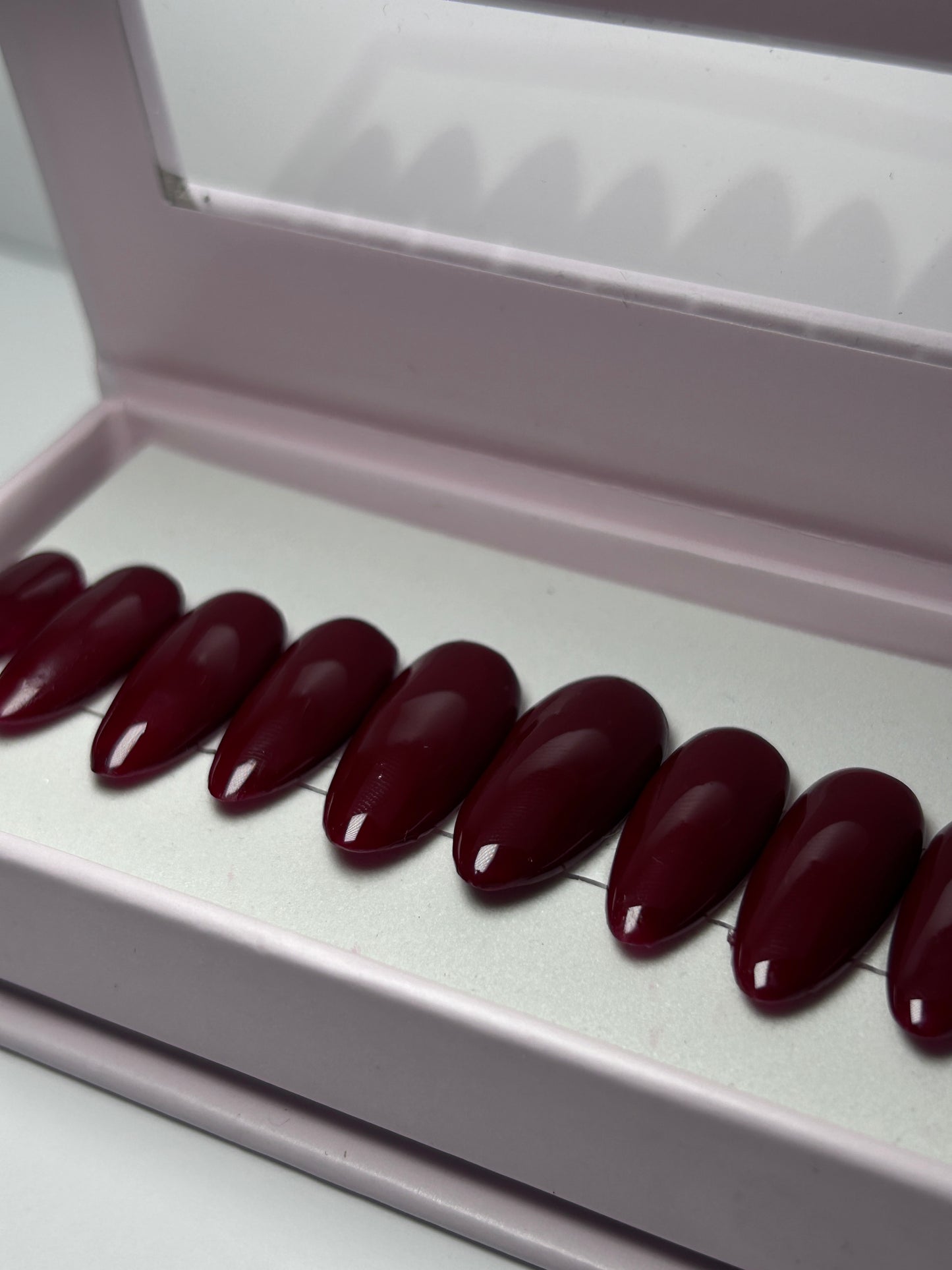 'Scarlett' - Deep Red/ Burgundy