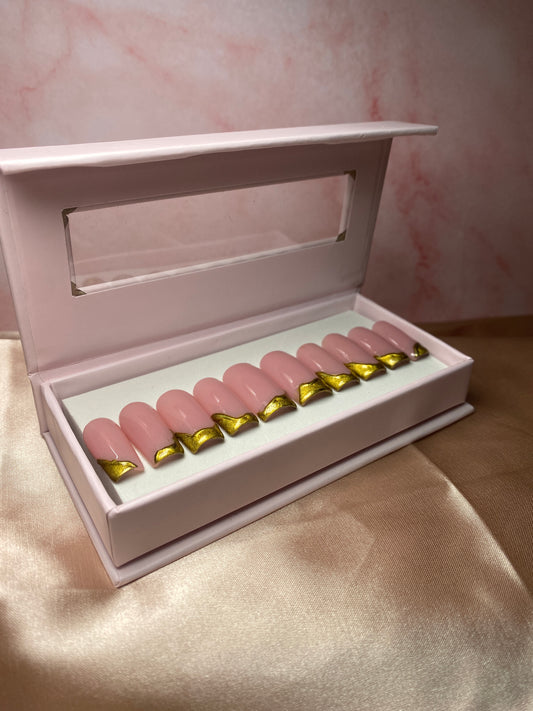 Aurelia - Gold Chrome Abstract