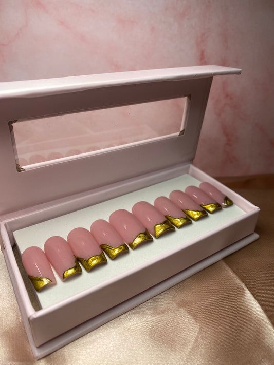 Aurelia - Gold Chrome Abstract